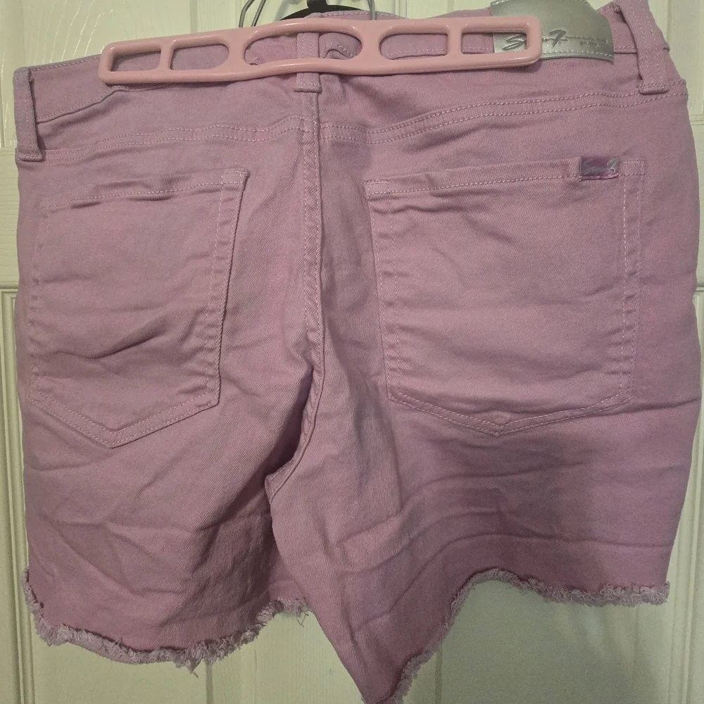Women's Seven‎ Pink Denim Shorts